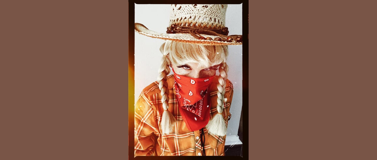 Kovboy kız- syn thetic cowgurl holloween kostümü