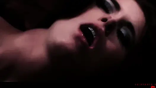 Jasmine Webb siyah amına beyaz yarak almayı seviyor