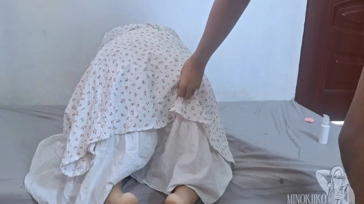 Tesettürlü kız ilk kez ağrılı anal seks yapıyor - minokiiko