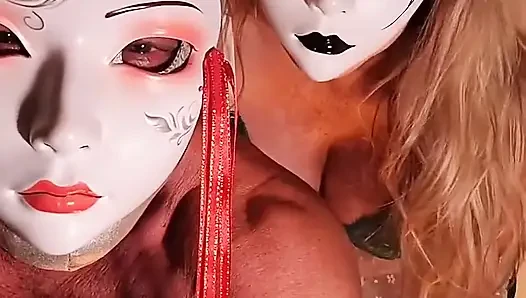 Seksi sürtükler takma yarakla dildoyla sikişiyor ve yumruk sokuyor xxl, büyük zenci yarağı, mrhankeystoys, carmen tarafından koşum