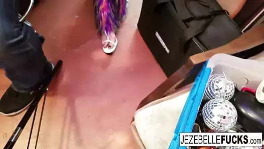 Sürreal lezbiyen seks ile jezebelle ve leya