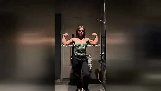 Muscle Girl Gangbang: 18yo's Gym Pussy Pounded by Jocks