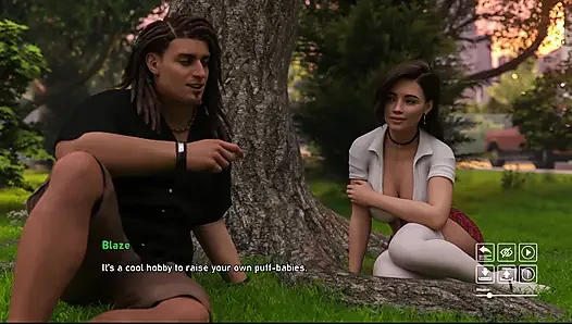 Debauchery'nin adımları 44 Riley gitti ve blaze ile eklemleri füme etti