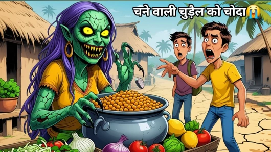 The boys left the witch. Chudail Ko Choda