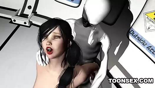 Foxy 3d esmer Başlarken becerdin tarafından bir uzaylı