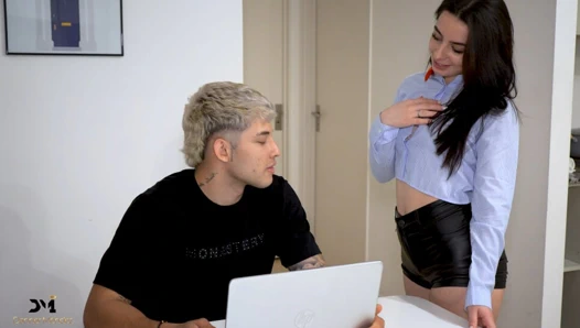 Yetersiz sekreter Kolombiyalı patronuna amıyla ödeme yapıyor - danner mendez ve almendra gala