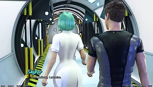 Uzayda Mahsur Kaldı #02 - Azgın Zenci Kız Zarah Beni Yatağımda Bekliyor