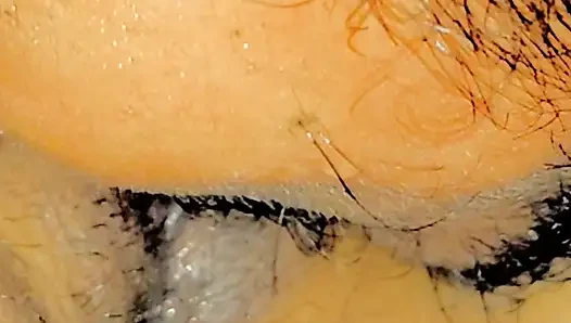 Azgın jija yatak odasında genç Sali'nin ıslak amını yalıyor