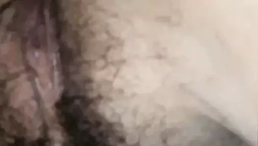 Parmak ona tatlı pembe kedi