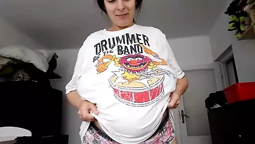 Benim büyük doğal göğüs derleme #1