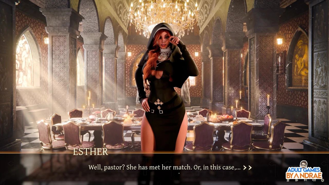 Stepsisters in Sin Gameplay Part 14 – Rebecca Holds the Key Inside Her Pussy