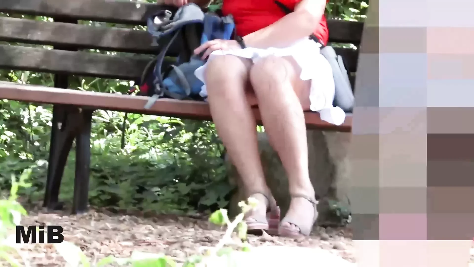 a warm day in the park.