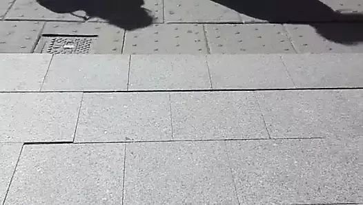 genç pantyhosed göt içinde sokak