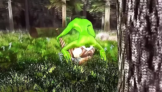 Kokoro ogre goblin canavar tarafından sert sikiliyor (9/11)