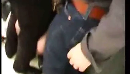 Fransız olgun çete çarptım