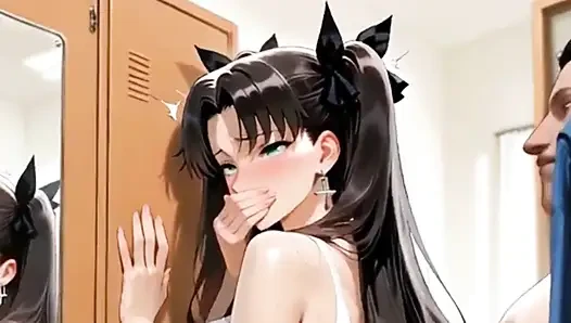 Anime Hentai 3D Animasyon. Büyük göğüsler zıplıyor ve pawg'ın büyük götünü sikiyor.