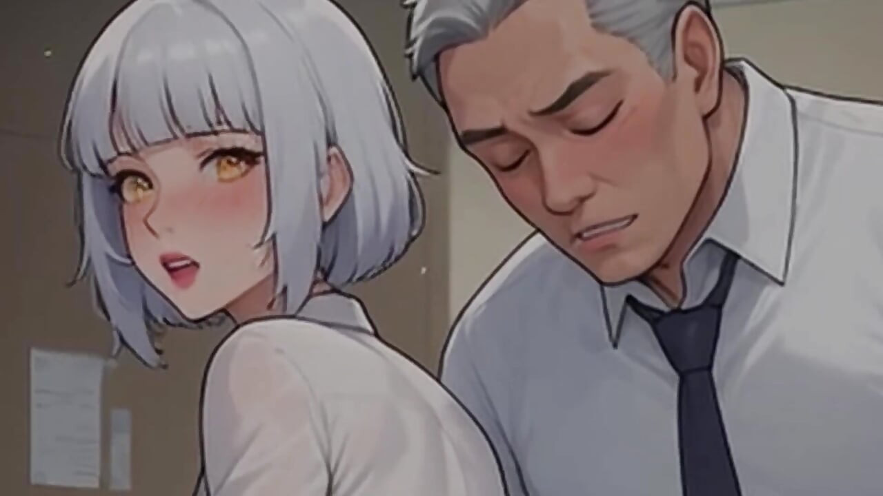 Waifu amatör genç kız bakış açısı ofis mayosu azdırıyor ve yakın çekim patron oral seks (1m azdırma)