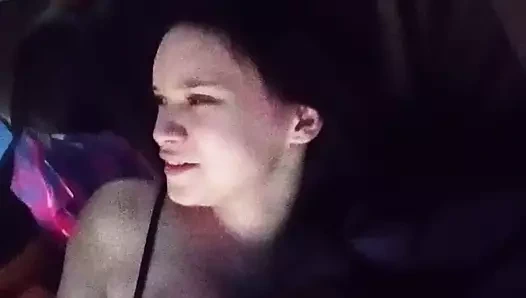 Step Sister Froze in The Winter Forest and Asked Step Brother to Warm Up in His Car