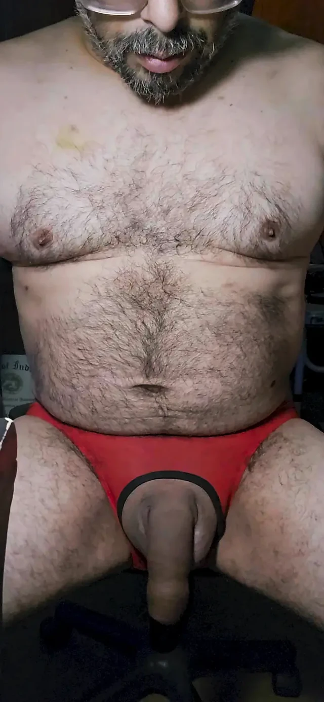 Kırmızı jockstrap