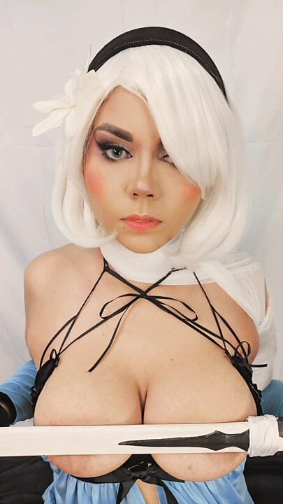 Nier otomata cosplay 2b kaine cilt