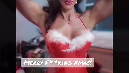 Kaslı seksi Noel Baba