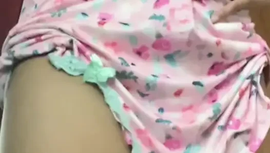 TEEN 18 IN PAJAMAS. Masturbation