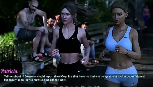 12. gün - Sophia ve Patricia parka gitti ve erkekleri azdırdı.