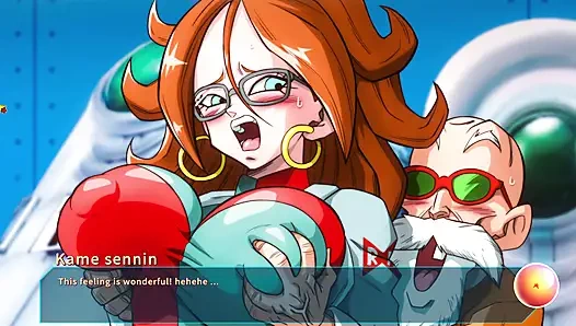 Kame paradise multiversex 3 - Roshi Android 21'in büyük göğüsleriyle oynuyor