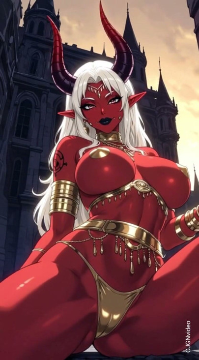85. My demon girlfriend sexy pose (Ai animation) | Bölüm 1