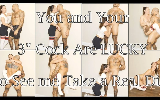 Sen sadece izlerken gerçek bir adamın yarağı tarafından sikiliyor