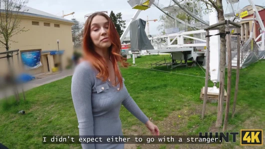 HUNT4K. Do you want me to show you my tits and wet pussy?