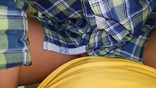 After a long time hard sex with loud moaning with Virgin college girl