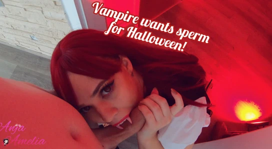 Vampir cadılar bayramı için sperm istiyor!