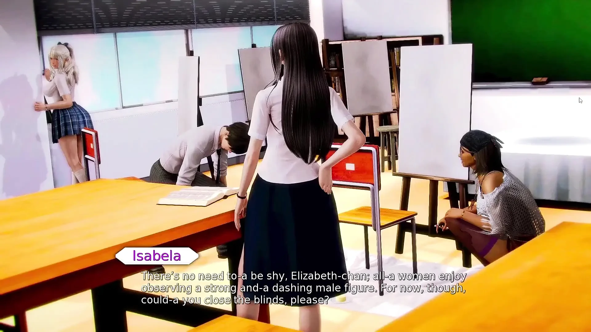 Waifu Academy – Isabela Bianchi Porn Collection. Nude Scenes Porn Game Play