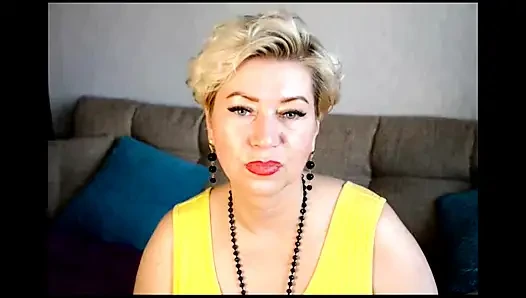 Karım harika bir web kamerası sürtüğü-14 .!. )) Sarı elbiseli ateşli olgun kaltak...