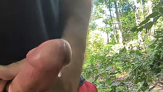 Ormanda başka bir mastürbasyon seansı