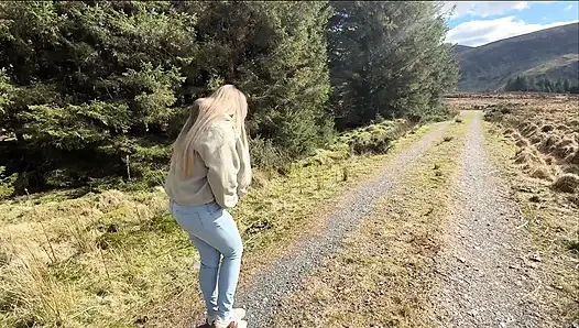Emergency While Walking on the Public Trail but Had to Wet My Jeans