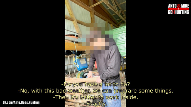 Straight Married Farmer Get's Sucked in His Barn and We Get Almost Caught by Another Worker (5th Visit) -mike-