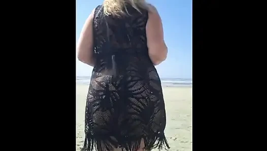 Stepmom just wanted an opinion... But this transparent bikini became a topic on the entire beach