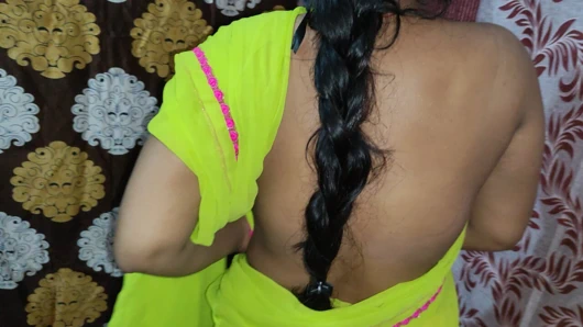 "Killer Acts in Saree - Desi Bhabhi's Private Style with Long Ponytail | 4K Desi Sari Look | Part 1"