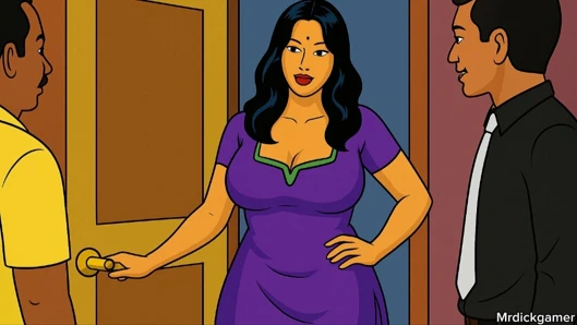 Sesli hikaye kocası karısını iki büyük siyah yarakla sikişirken yakaladı