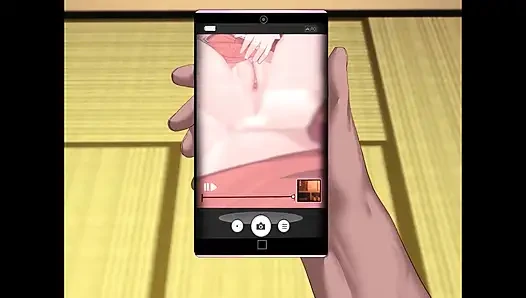 Azgın yae miko telefonda