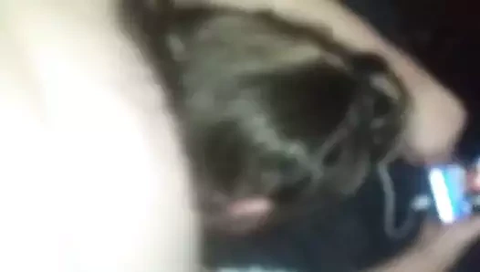 İri güzel kadın ve büyük zenci