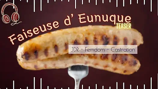 (frakkör) Je te coupe la bite - Fransız sesli kadın egemenliği kastrasyon