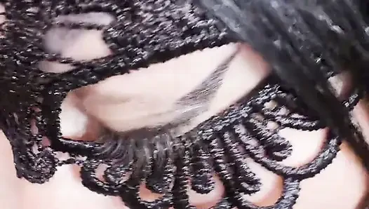Üvey anne üvey oğlunun büyük yarağını emiyor