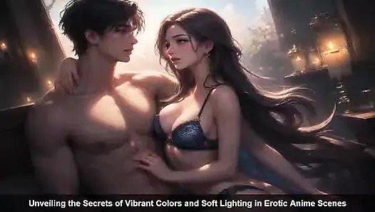 Erotik anime sahnelerinde canlı renklerin ve yumuşak aydınlatmanın sırlarını ortaya çıkarıyor