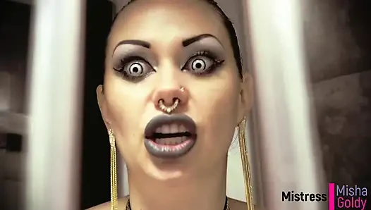 Erken boşalma demoness ile hızlı sikişten sonra canlı canlı yutuyor!