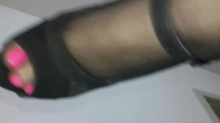 naylon ayak topuklu kızdırmak