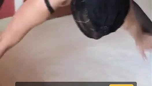 Nyllady naylon sahibeyi kostümle sikiyor