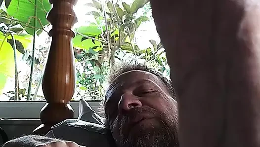 kuaför tarafından üvey babasının horoz kafa ile Cum oyun